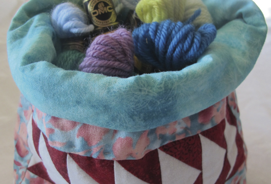 Taller de Patchwork. Saquito pongo-todo