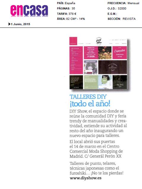 En Casa, Revista de decoración (01/06/2015)