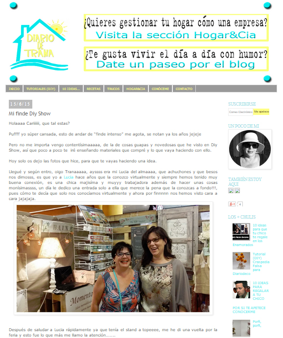 Diario de Trana, blog DIY (15/06/15)