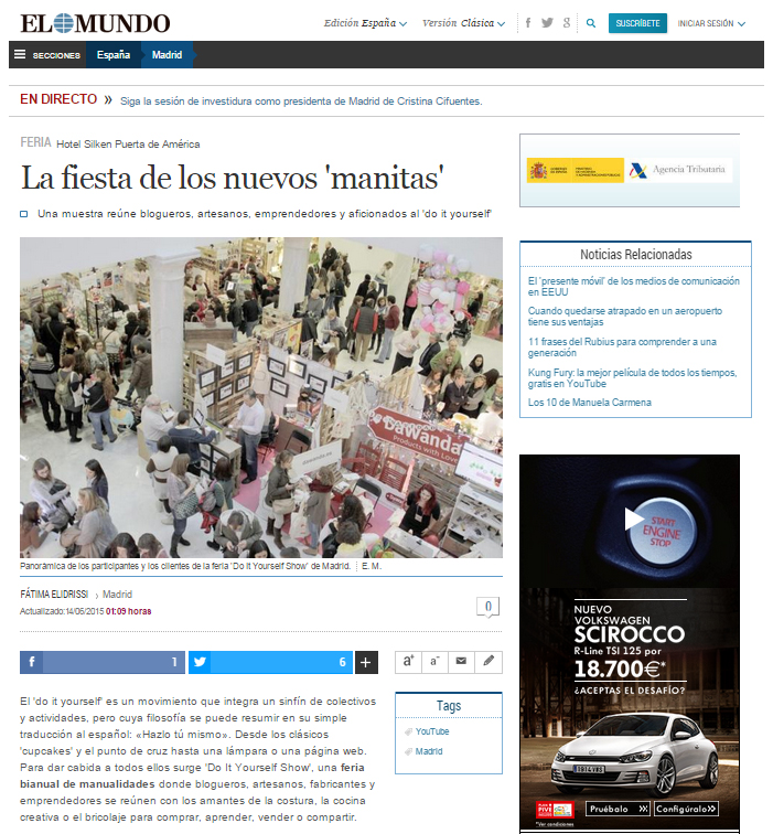Elmundo.es, diario online generalista (14/05/15)