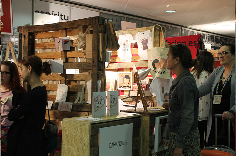 Stand en el área Dawanda de la feria DIY Show