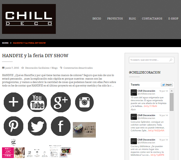 Chill Decoración, web de decoración (7/06/2015)