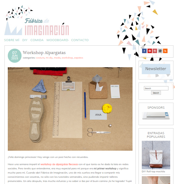 Fábrica de imaginación, blog DIY (7/06/15)