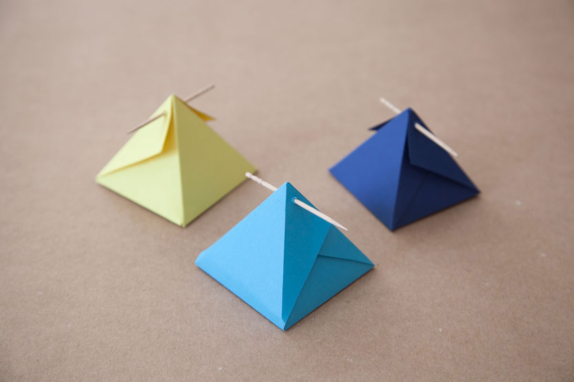 DIY Packaging piramidal resultado