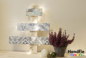 Árbol de Navidad con tablas de palé y papel pintado (ds-arbpal2011)