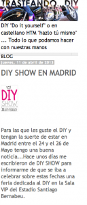 DIY Show en Trasteandodiy
