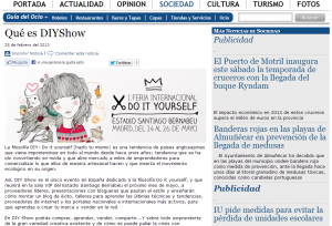 DIY Show en el periódico digital Costa Digital