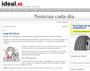 Noticiascadadia.com, periódico online (6 de Marzo)