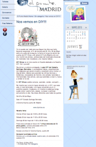 El punto Madrid.com, blog sobre punto