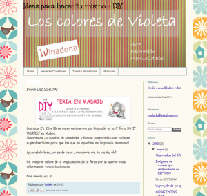Los colores de Violeta, blog de manualidades