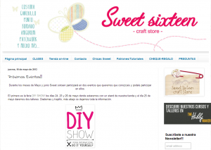 Sweet Sixteen, tienda online de costura, punto, patchwork...