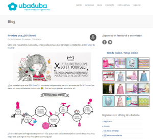 Ubaduba, blog de la tienda de ropa online