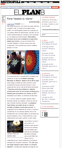 Blog El Plan B en Metropoli