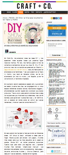 Craft + Co., blog sobre creatividad, inspiraciones y  compras online (10- 2013)