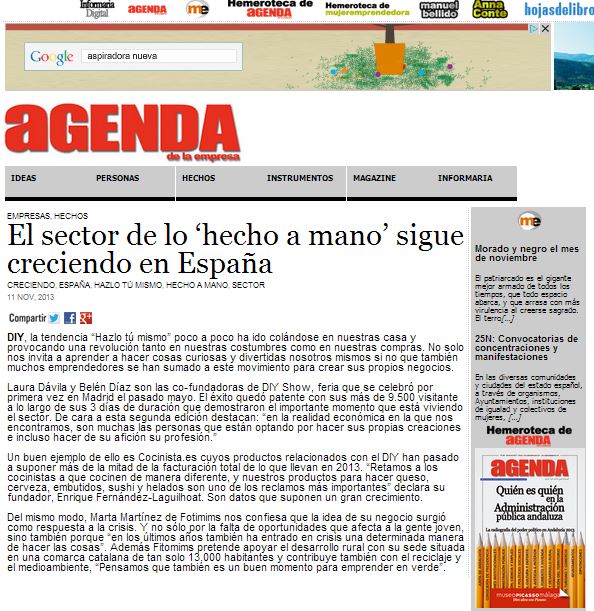 Agendaempresa.com, agenda de la empresa (11-11-13)
