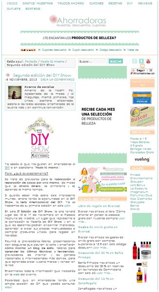 Ahorradoras, muestras, descuentos y cupones (6-11-13)