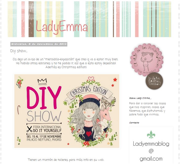 Lady Emma, blog creativo (6-11-13)