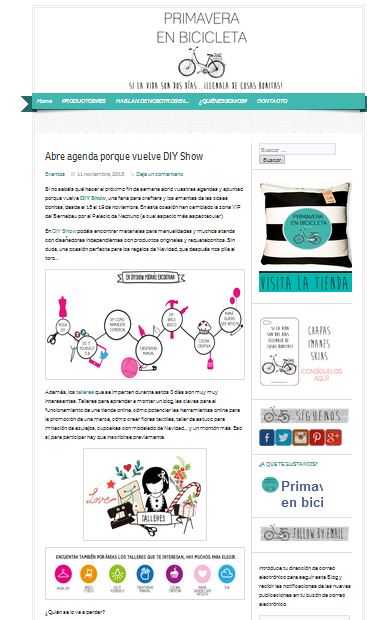 primavera en bicicleta, blog DIY (11-11-13)