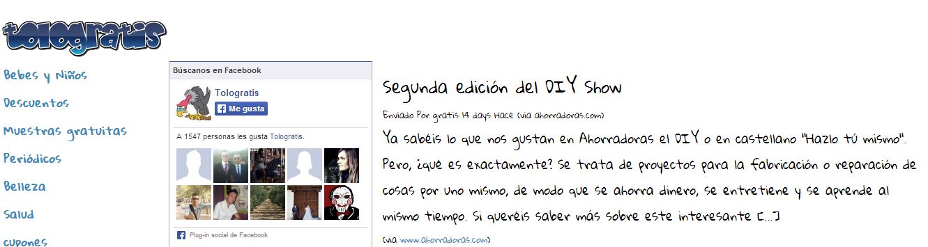 Tologratis, web sobre promociones (11-13)