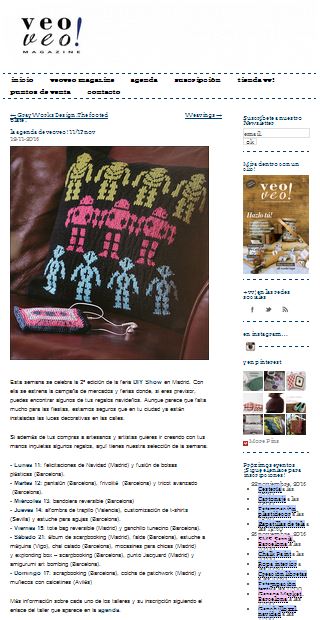 Veo veo Magazine, blog sobre DIY (12-11-13)