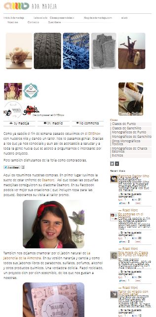 Ada Madeja, cursos de punto especializados (20-11-13)