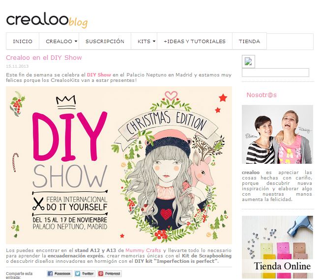 Crealoo, tienda online de kits DIY (15-11-13)