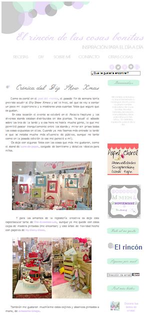 El rincón de las cosas bonitas, blog DIY 18-11-13