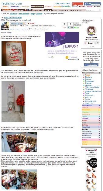 Facilisimo.com, portal de manualidades (17-11-13)