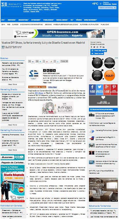 Socialetic, diario de noticias (21-01-14)