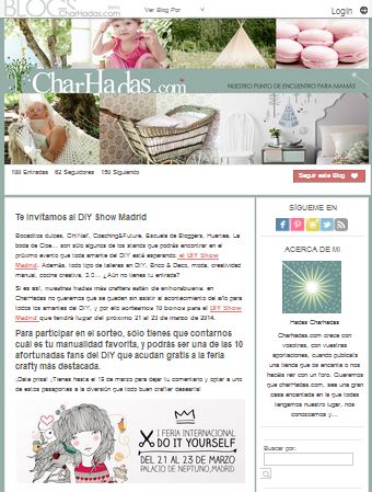 Blogs de Charadas, ocio y compras para niños y madres (11-03-14)