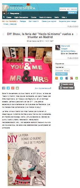 Decoesfera, blog de decoración e interiorismo (25-03-14)
