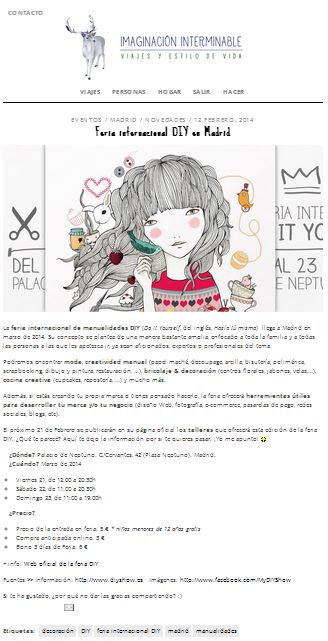 Imaginación Interminable, blog de viajes y estilo de vida 12-02-14