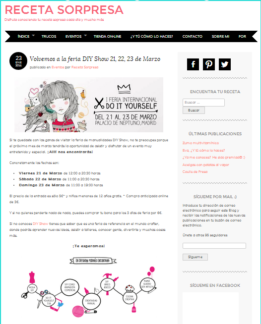 Receta sorpresa, blog de cocina (23-01-14)