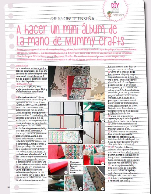 Revista Mollie nº 5. Mini Álbum con Mummy Crafts