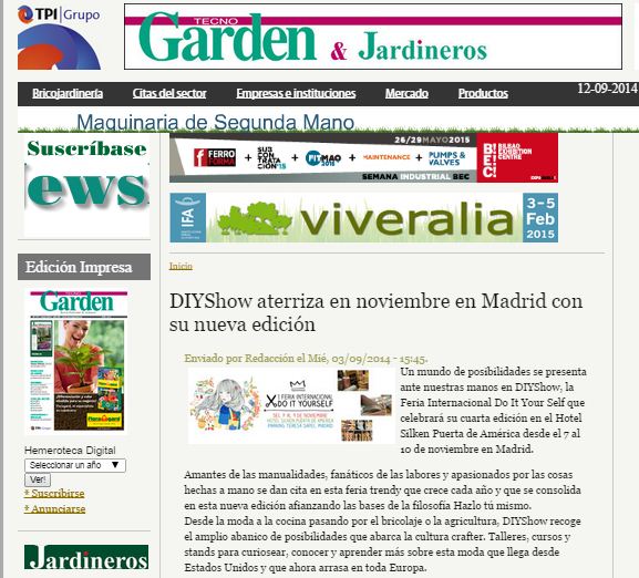 Tecno Garden, el portal del sector verde (03/09/2014)