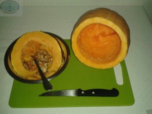 Vaciamos una calabaza