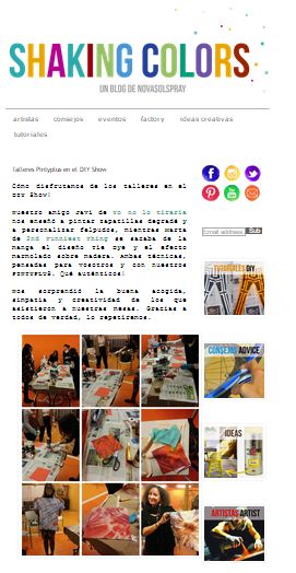 Shaking Colors, el blog de Novasol