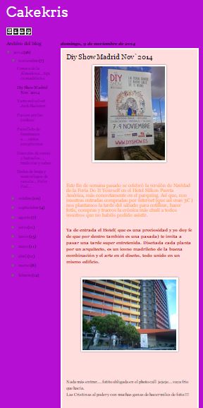 Cakekris, blog de cocina (09/11/2014)