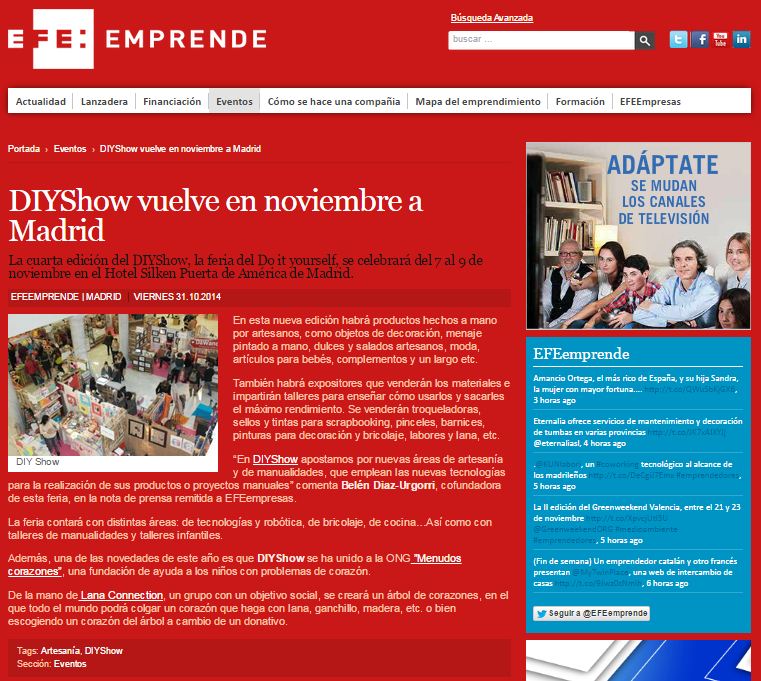 EFE Emprende  31-10-2014